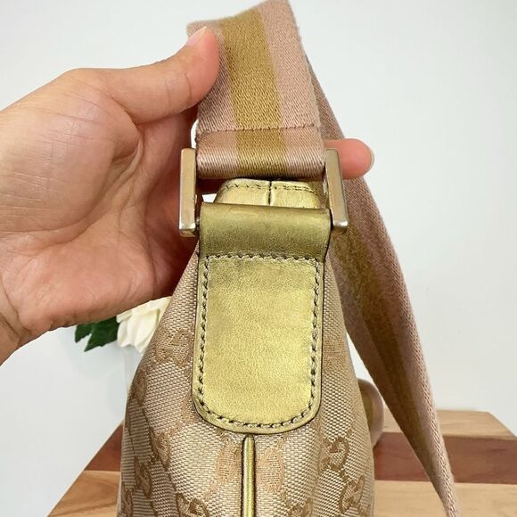 Pre owned GUCCI‎ GG Canvas Sherry Line Shoulder Bag 181092 - Picture 8 of 12